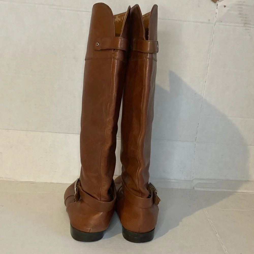 Calvin Klein Woman Brown Knee high Boots Size 7.5